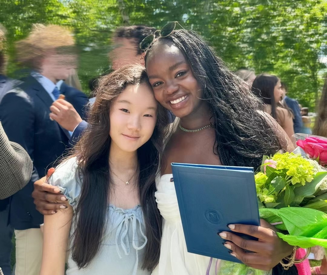 Hermione Wu at a graduation celebration